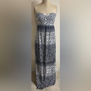 Element Next Door Maxi Printed Staples Dress.